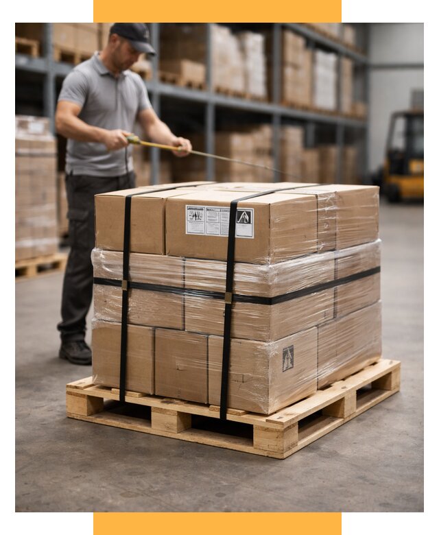 Упаковка и паллетирование грузов от 3726 р. | СетСервис-Вли