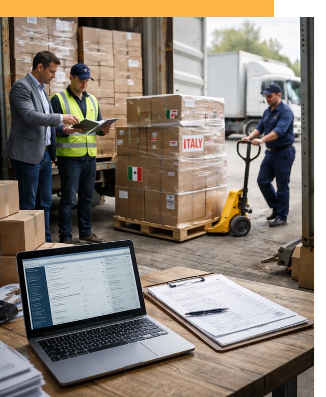 Доставка грузов из Италии: морские и авиаперевозки от 19161