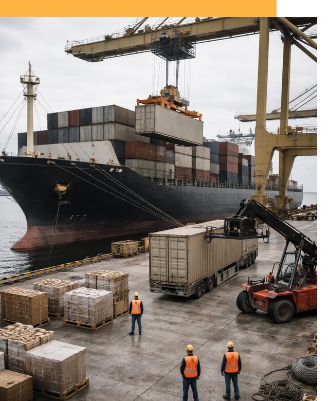 Морские перевозки из Индии: доставка FCL/LCL, таможня от 127740