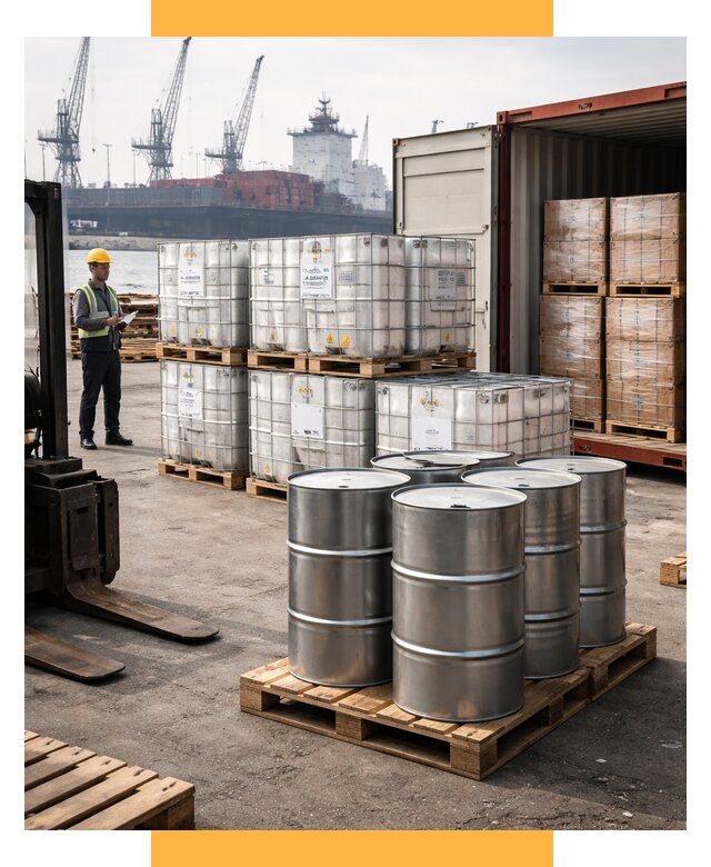 Доставка химического сырья из Индии от 266125 р. | СетСервис-Вли