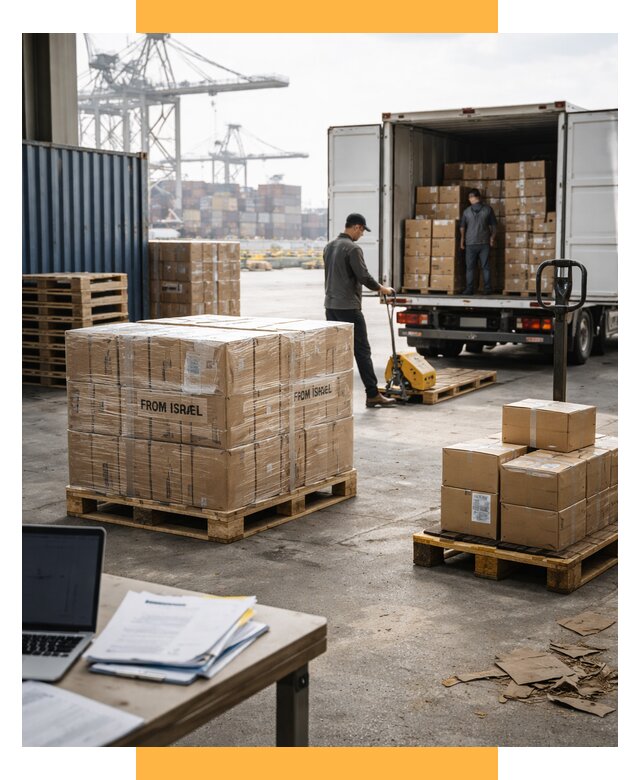 Доставка грузов из Израиля от 15968 р., логистика от СетСервис-Вли