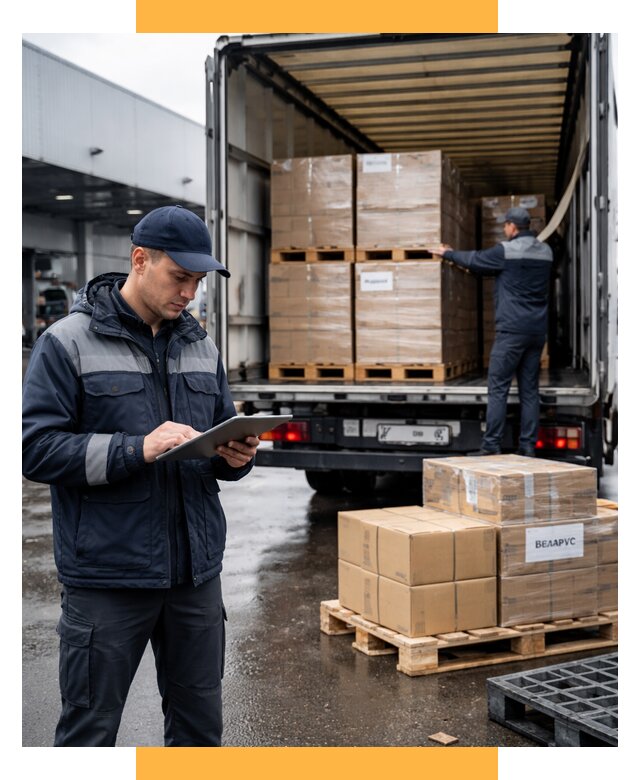 Доставка грузов из Беларуси от 15968 р. логистика СетСервис-Вли