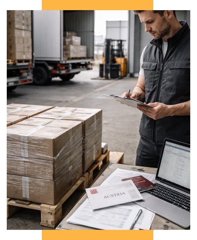 Доставка в Австрию от 69193 р. Логистика и экспорт СетСервис-Вли