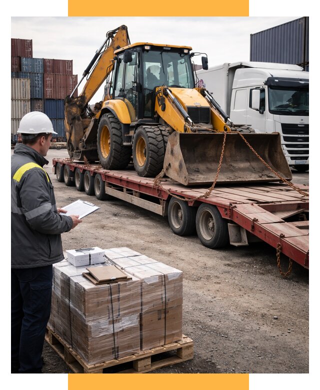 Международная перевозка спецтехники от 47903 р., СетСервис-Вли