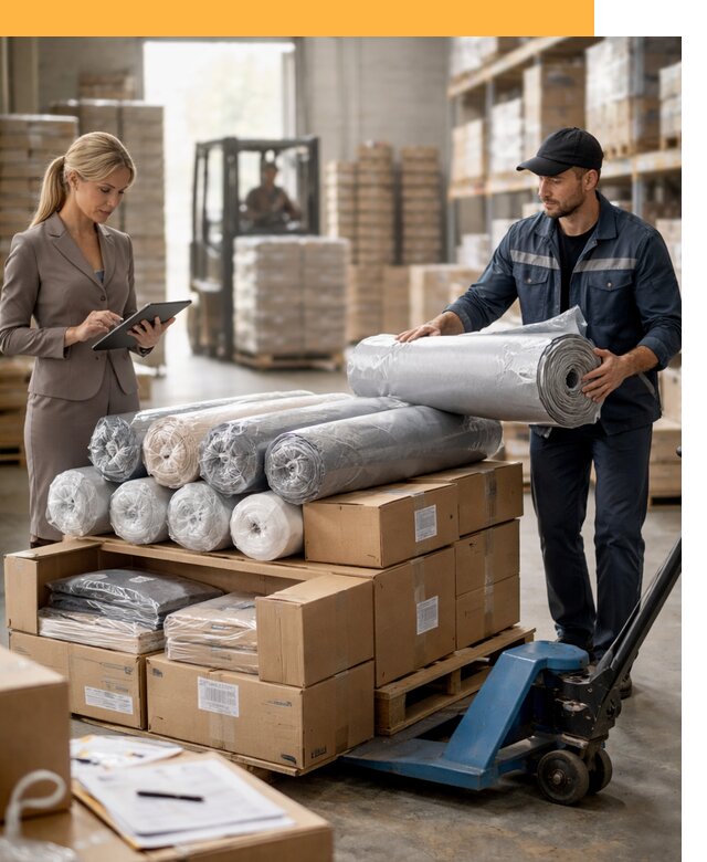 Перевозка текстиля по миру от 15968 руб. с таможней и страхованием