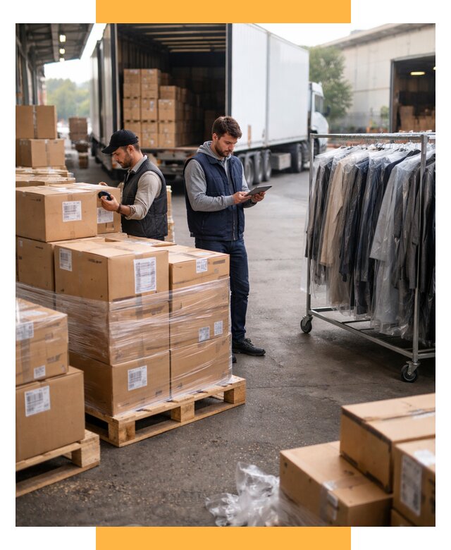 Перевозка и доставка одежды из Китая от 7984 р., СетСервис-Вли