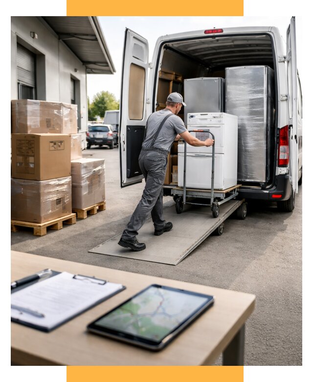 Перевозка бытовой техники от 6919 р. - логистика СетСервис-Вли