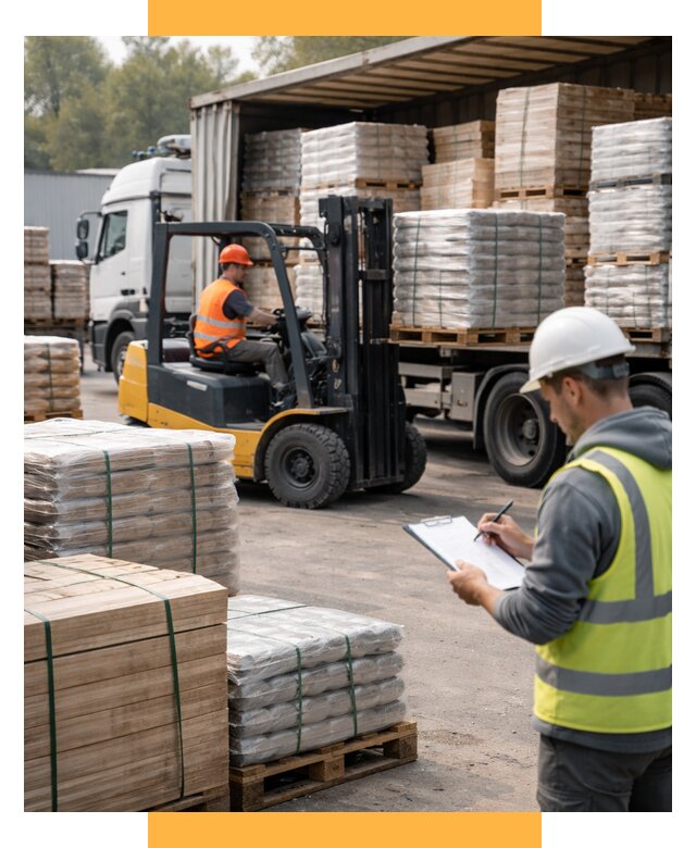 Перевозка строительных материалов от 5855 р. | СетСервис-Вли