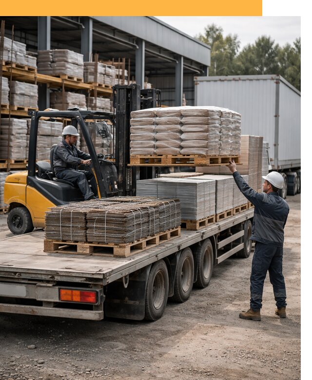 Перевозка строительных материалов по миру от 5855 руб