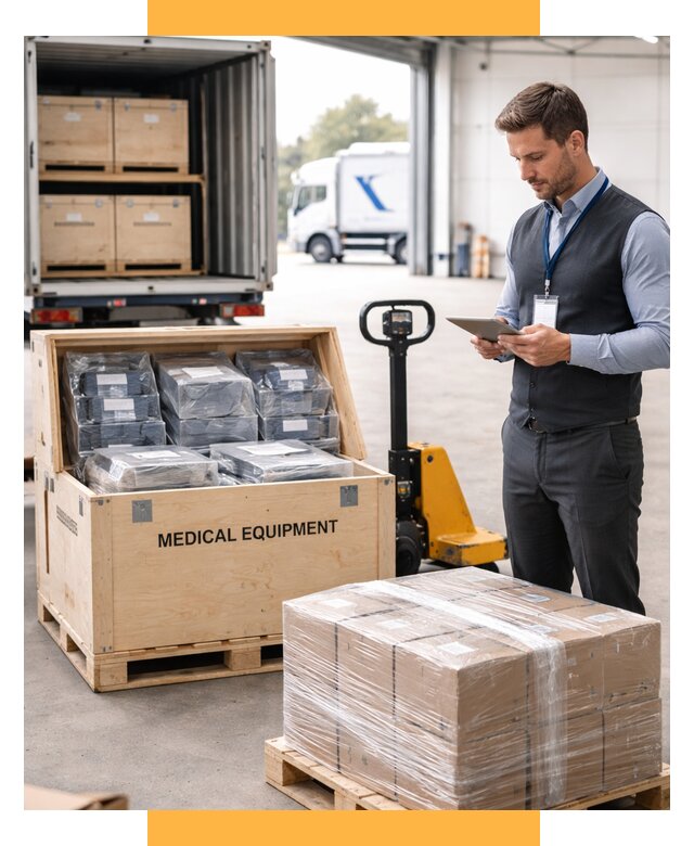 Перевозка медицинского оборудования от 15968 р. в СетСервис-Вли