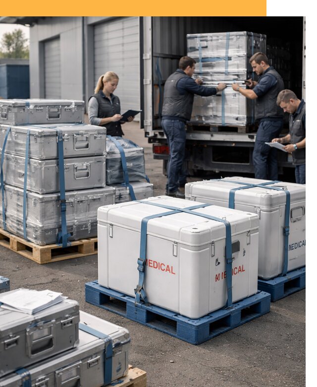 Перевозка медицинского оборудования по всему миру от 15968 руб