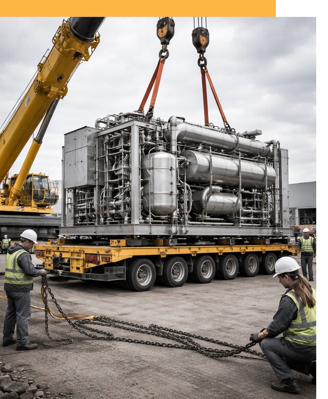 Перевозка тяжеловесных грузов по миру от 159675 руб