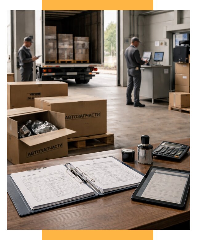 Таможенное оформление автозапчастей под ключ от 9048 р., СетСервис-Вли