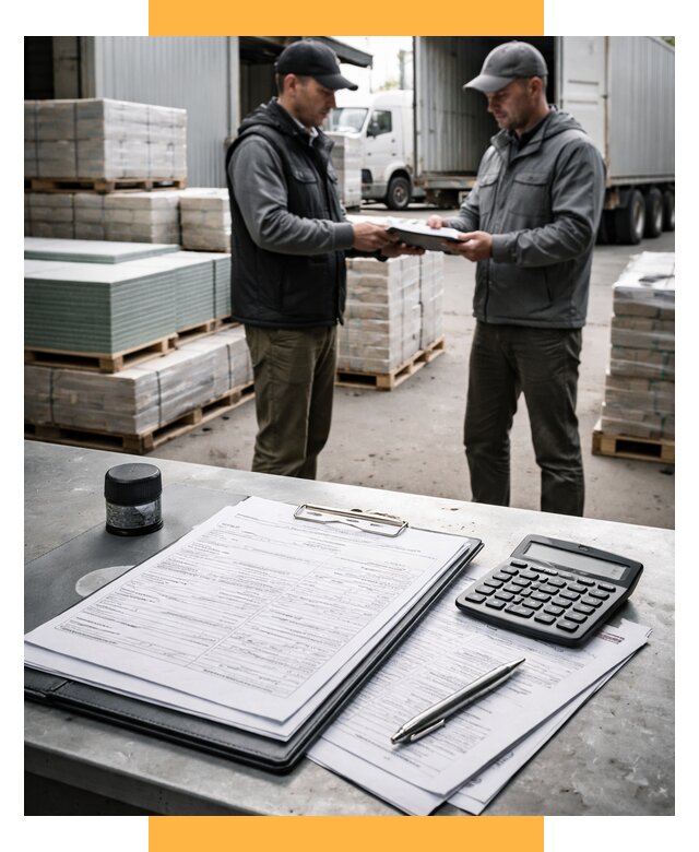 Таможенное оформление стройматериалов от 9048 р. | СетСервис-Вли
