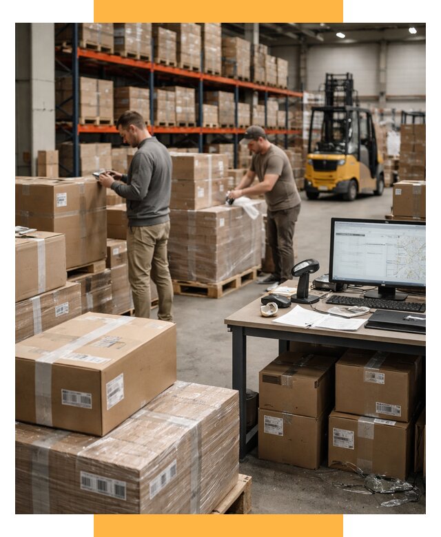 Склад консолидации в Европе от 6919 р., услуги СетСервис-Вли