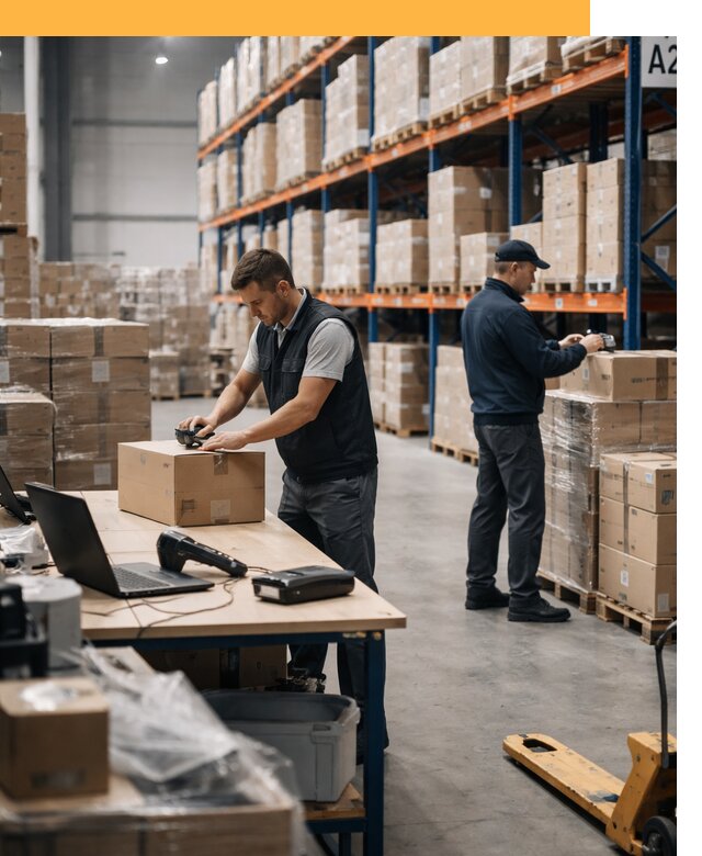 Склад консолидации в Европе: хранение, сортировка от 6919